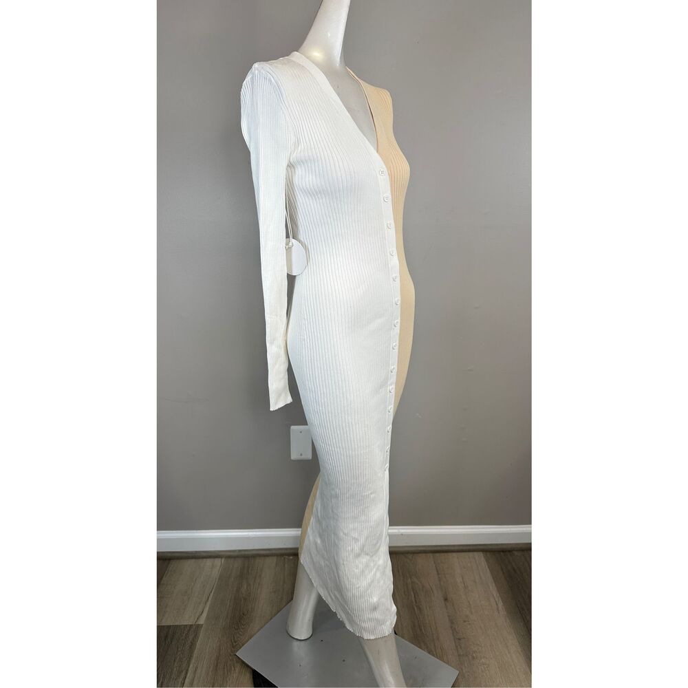 NWT STAUD Shoko Colorblock Body-Con Sweaterdress Size S $165 - Picture 9 of 10